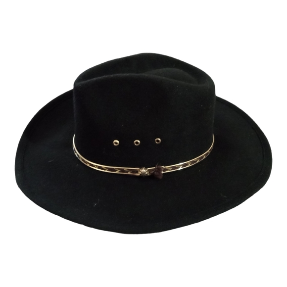 Western Express Other - Western Express Youth Kid Cowboy Hat Black with Braided Band Faux Felt